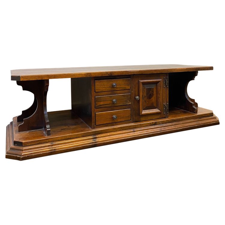 Table Basse 1960 En Bois De Noyer