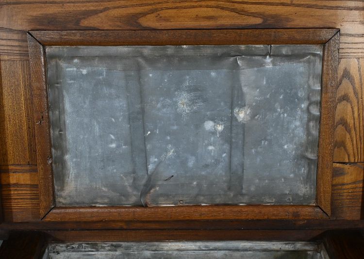 Piccolo refrigeratore in quercia - Inizio XX secolo