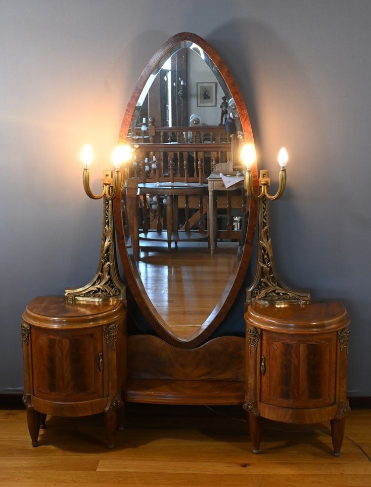 Coiffeuse en Acajou et Thuya, Art Déco – 1920