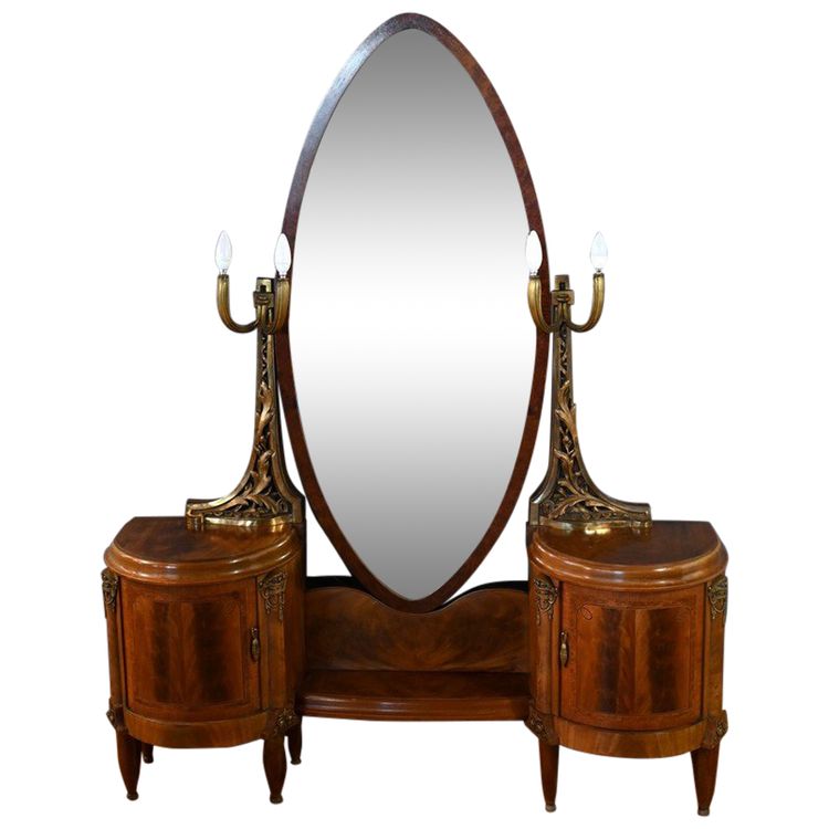 Coiffeuse en Acajou et Thuya, Art Déco – 1920