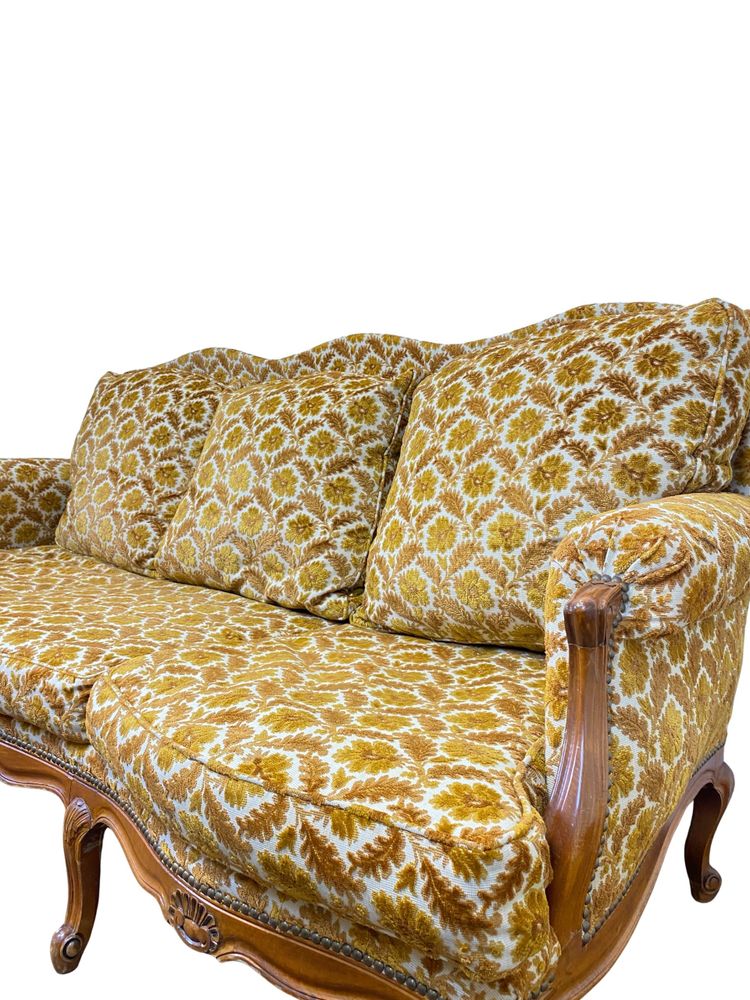 Louis XV Style 3 Seater Sofa Circa 1970