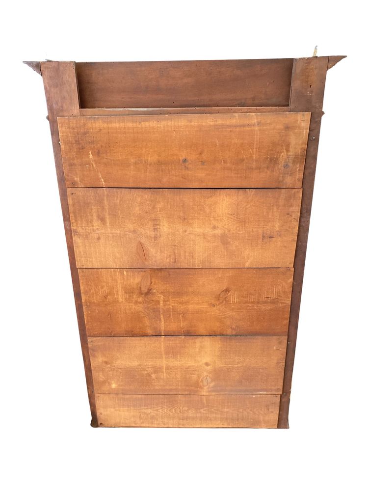 Important Miroir Biseauté XIXème Style Henri II En Bois Massif -  96cm X 150cm