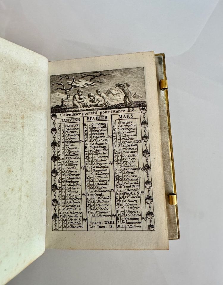 Charles X period dance card