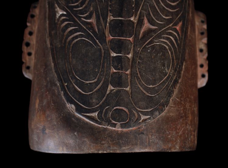 Hand drum, Traditional instrument, Oceanic art, Tribal art, Papua New Guinea, Kundu
