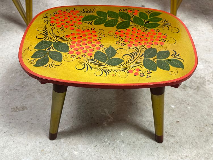 Soggiorno per bambini russo Khokhloma vintage 1960