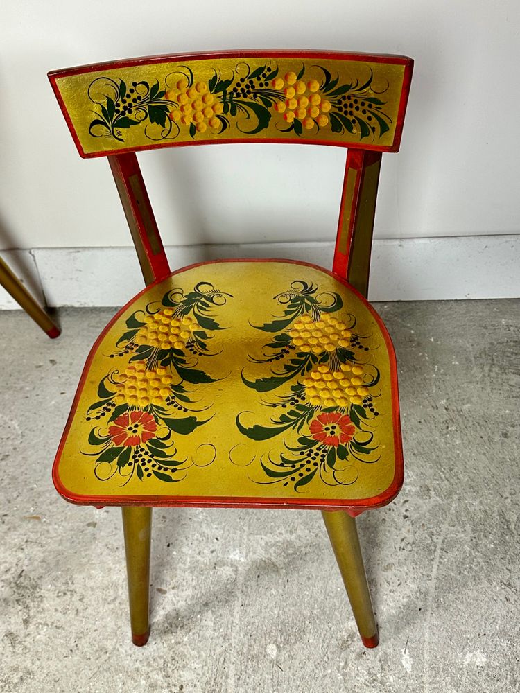 Soggiorno per bambini russo Khokhloma vintage 1960
