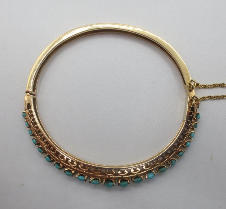 Bracelet joncs en or. XIXe siècle.