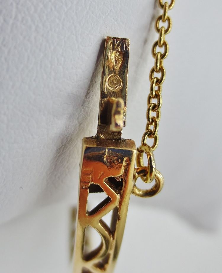 Bracelet joncs en or. XIXe siècle.