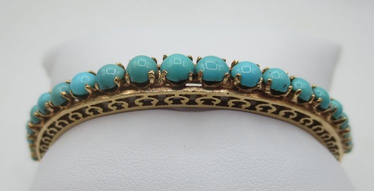 Bracelet joncs en or. XIXe siècle.