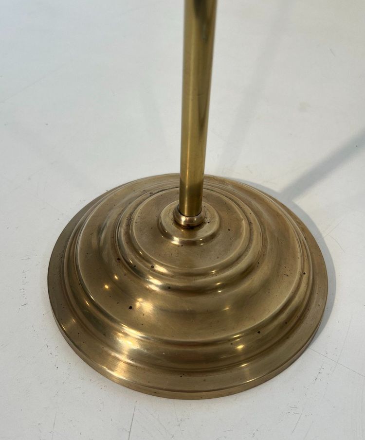 Nécessaire De Feu En Laiton De Style Néoclassique Aux Pommes De Pin. French work