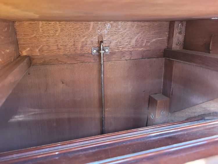 Attribué à H Dasson, Bureau à Cylindre En Acajou,  XIXème Siècle