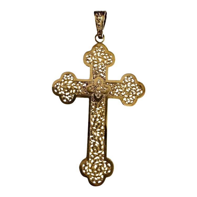 Grande croce in oro rosa Napoleone III