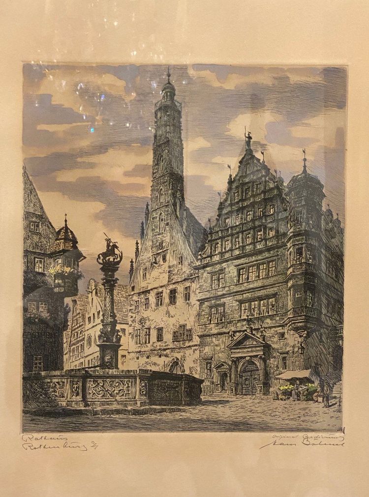 Fontaine Saint Georges,  Rothenbourg, Bavière