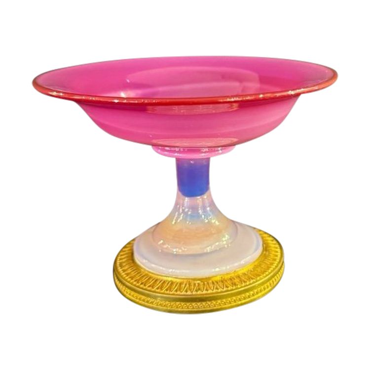 Coupe En Opaline Gorge De Pigeon style Empire