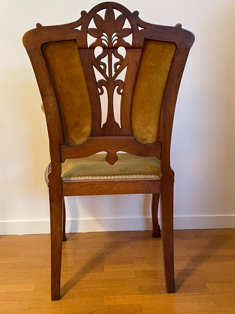 Paire de Fauteuils Art Nouveau 