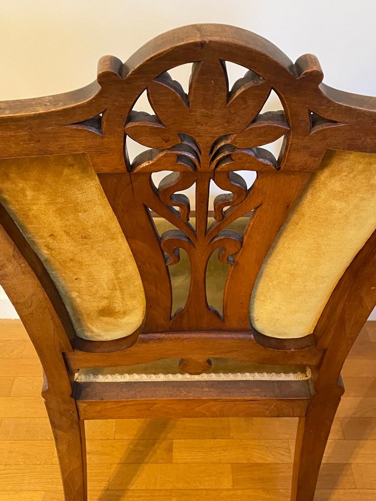Paire de Fauteuils Art Nouveau 