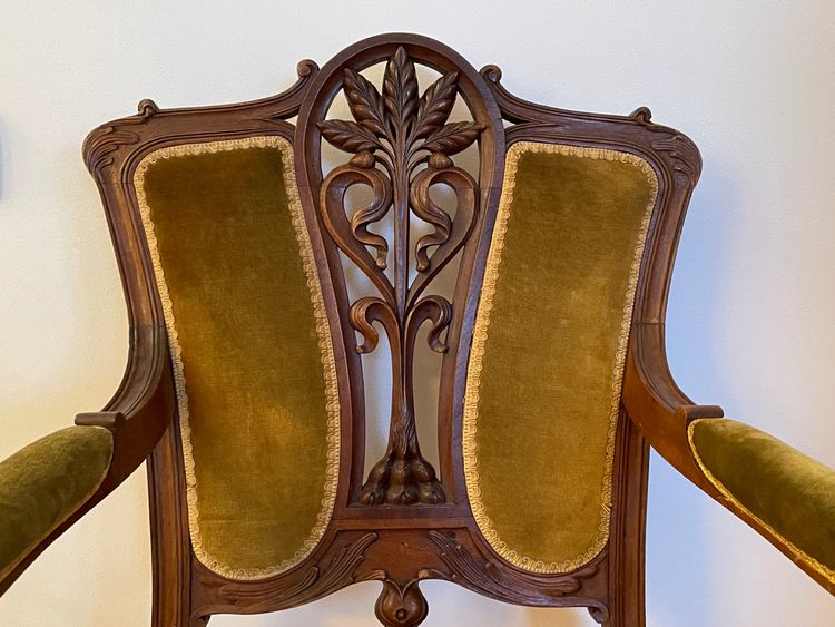 Paire de Fauteuils Art Nouveau 