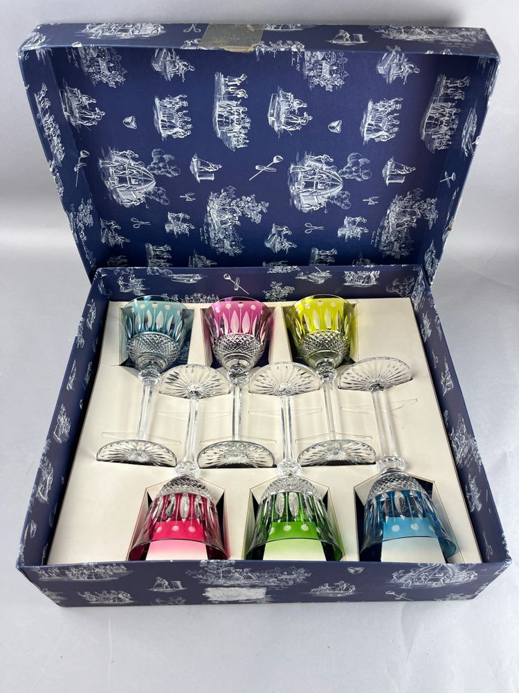 Bicchieri in cristallo Saint Louis modello TOMMY color