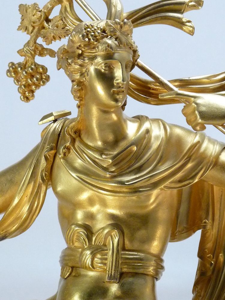 Clock by Le Roy, "the triumph of Bacchus".