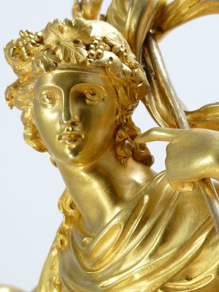 Clock by Le Roy, "the triumph of Bacchus".