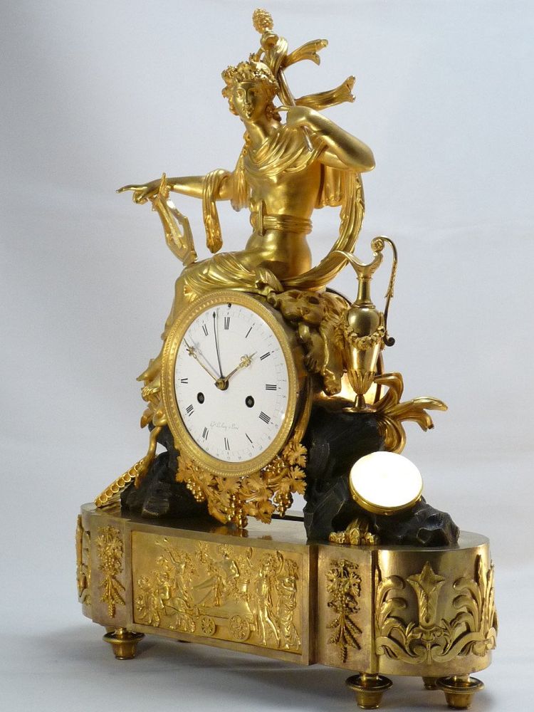 Clock by Le Roy, "the triumph of Bacchus".
