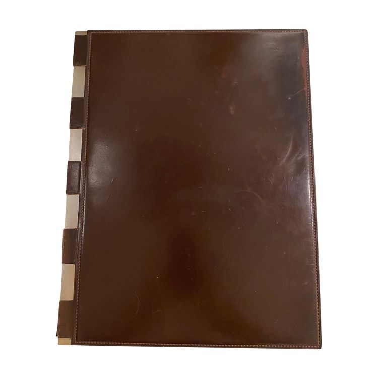 Hermès Dupré Lafon Leather Desk Pad circa 1940/50