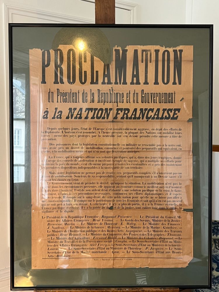 Proclamazione del Presidente della Repubblica, 1914