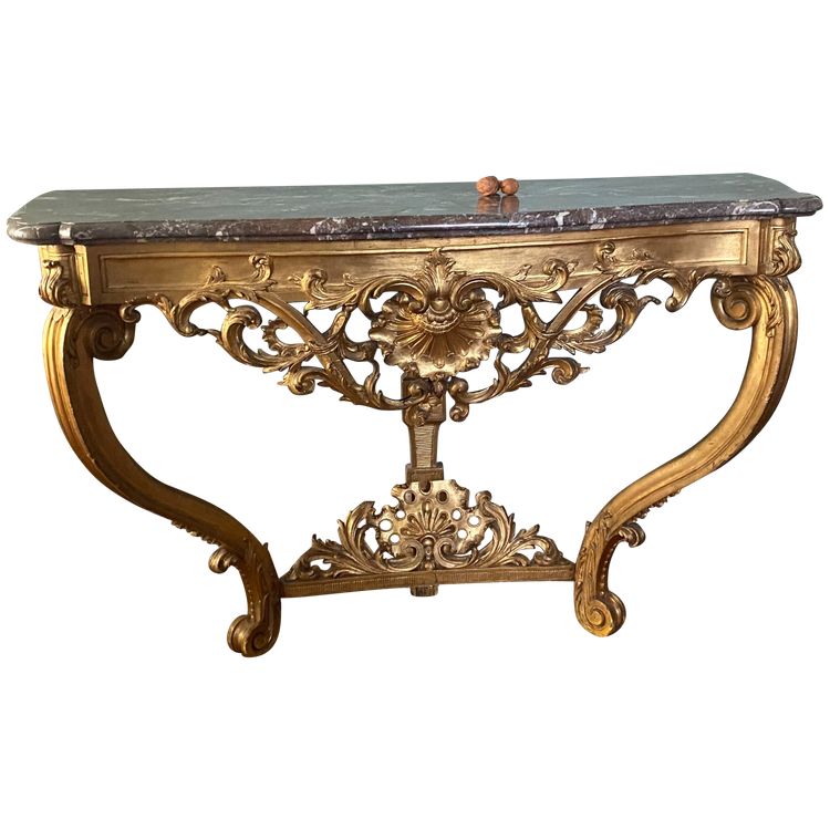 console dorée régence