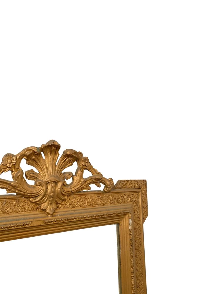 Large Gilded Mirror from the Napoleon III Period - 70cm X 100cm