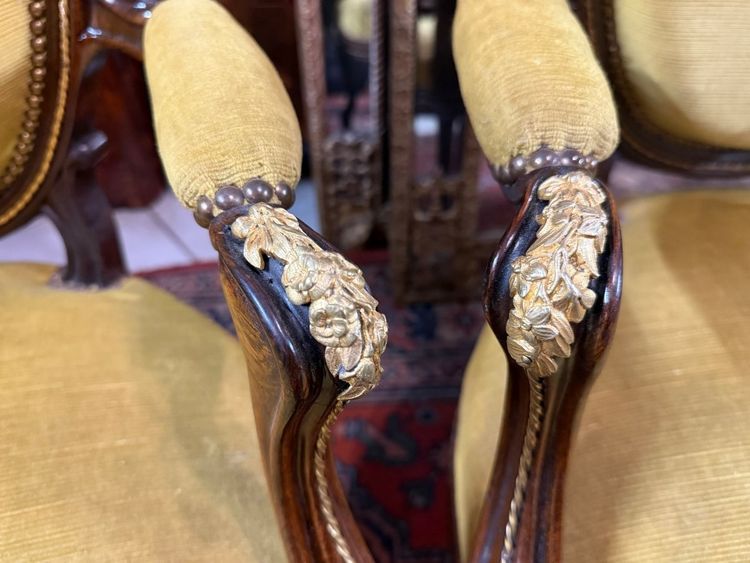 PAIR OF NAPOLEON III PERIOD ARMCHAIRS