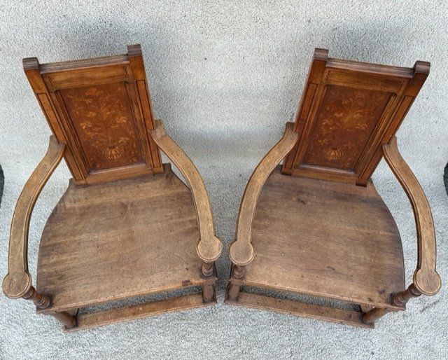 Paire De fauteuils Caquetoires