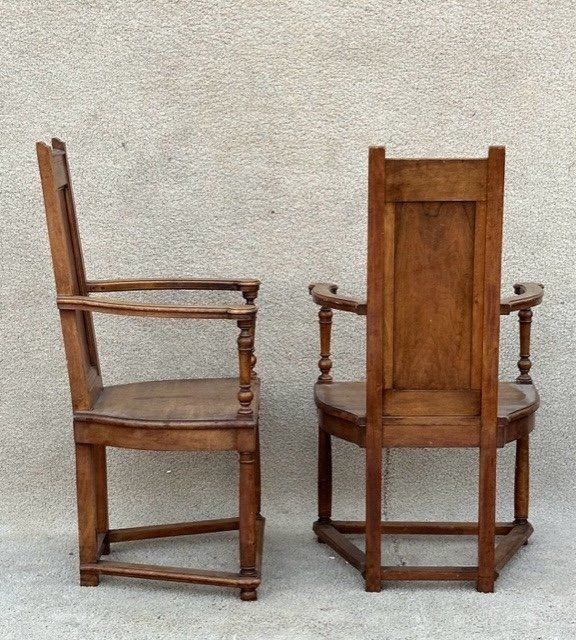 Paire De fauteuils Caquetoires