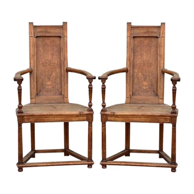 Paire De fauteuils Caquetoires