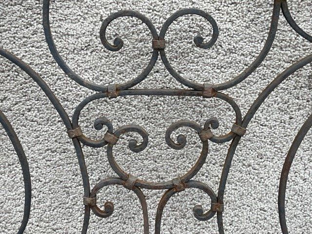 Coppia di porte in ferro battuto