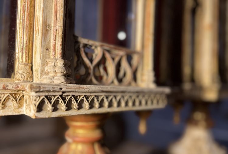 Importante Paire De Reliquaires Néogothiques – XIXe