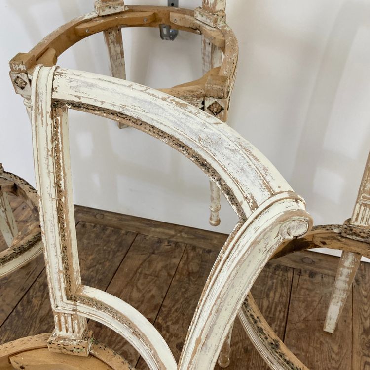Série de 4 chaises de style  Directoire