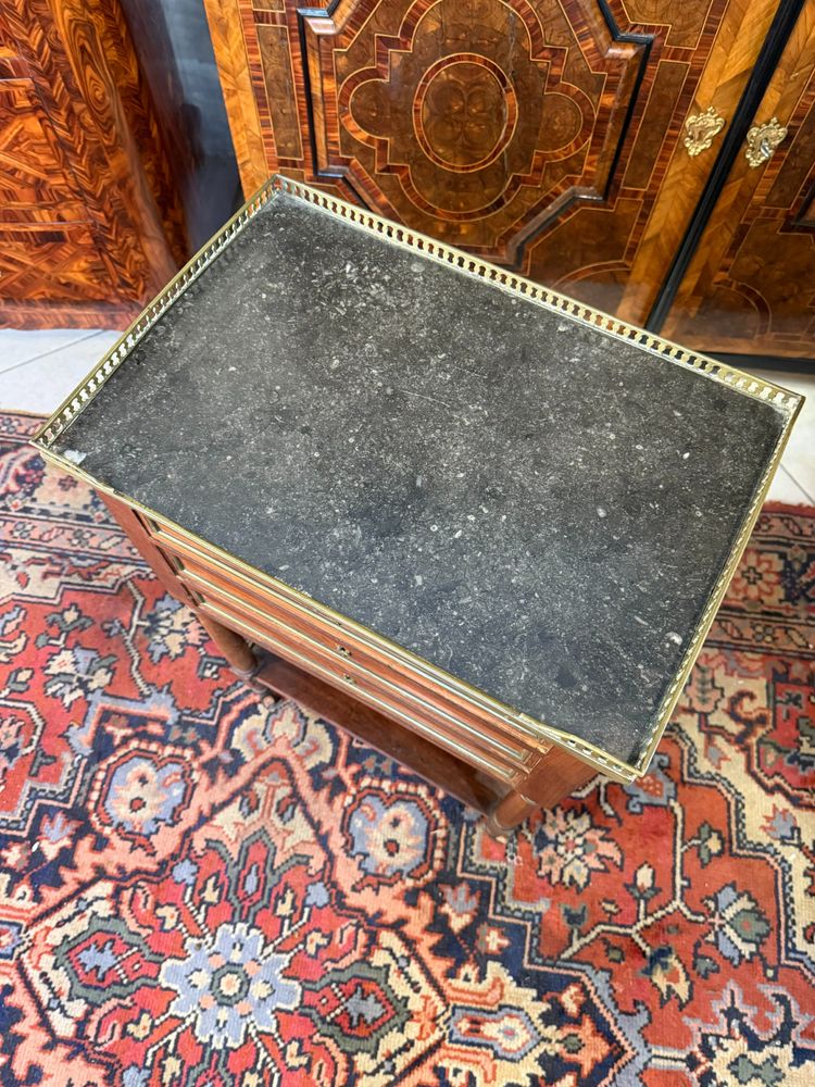 LOUIS XVI PERIOD COFFEE TABLE KNOWN AS "CHIFFONNIERE"