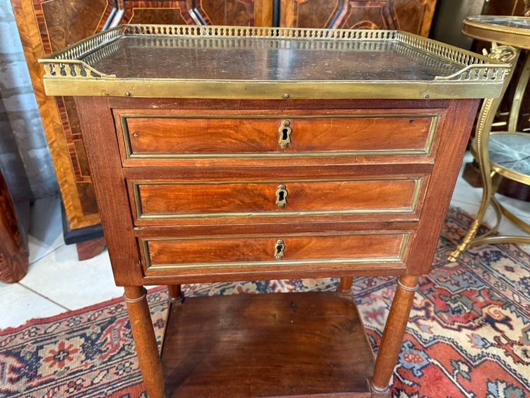 LOUIS XVI PERIOD COFFEE TABLE KNOWN AS "CHIFFONNIERE"