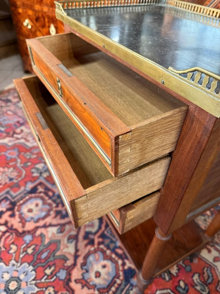 LOUIS XVI PERIOD COFFEE TABLE KNOWN AS "CHIFFONNIERE"