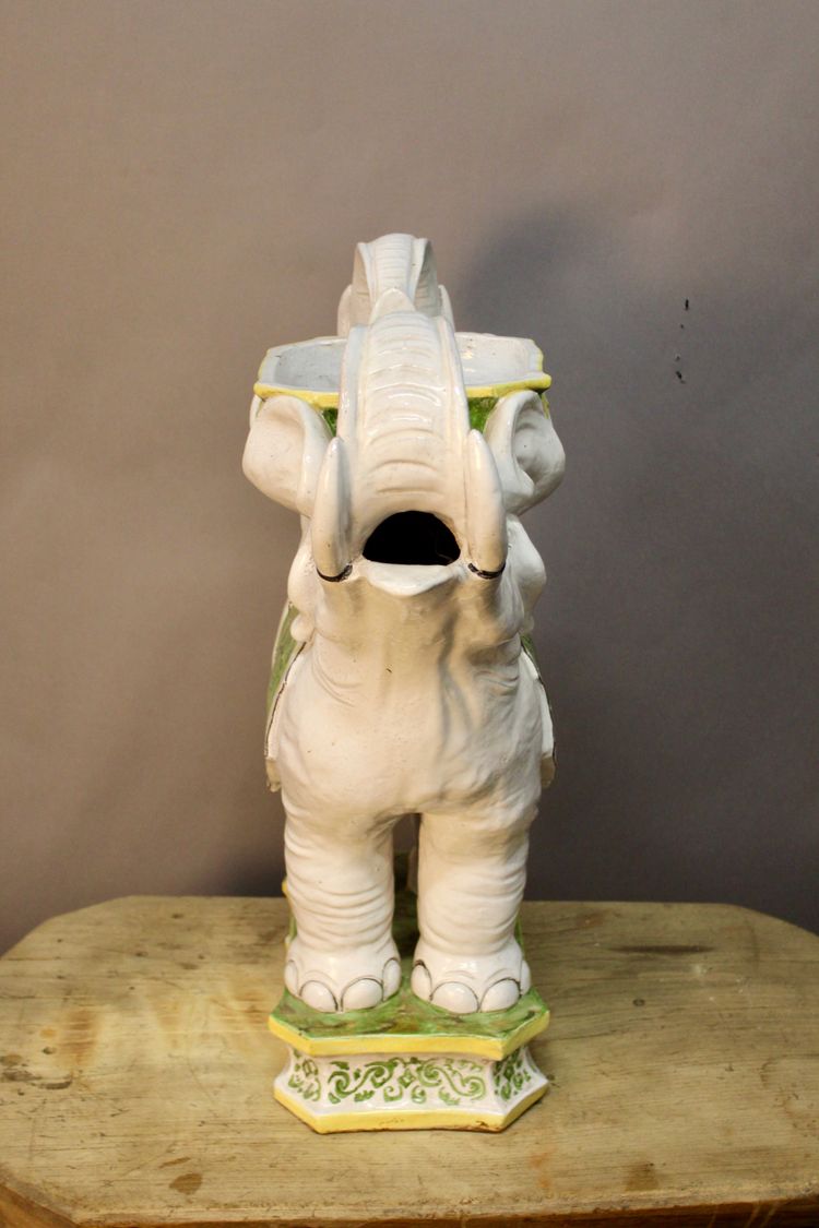 Sella a scacchi in ceramica Double Elephant