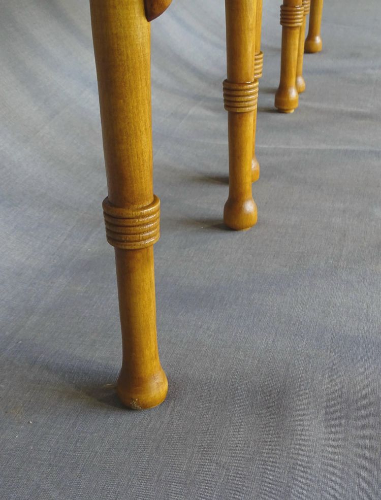 Satz von 3 Thonet Mundus Bistrostühlen 1930, Art Deco, Nr. A 643