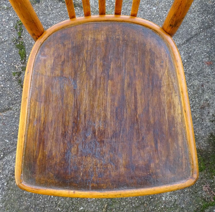 Satz von 3 Thonet Mundus Bistrostühlen 1930, Art Deco, Nr. A 643