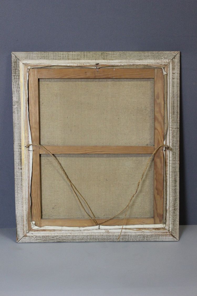 Öl auf Leinwand, Jagd am Hof von Eugène Péchaubes, um 1930