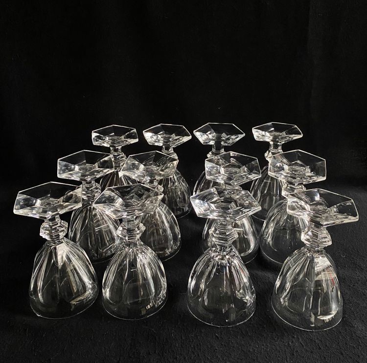 Baccarat set di 45 bicchieri in cristallo Harcourt