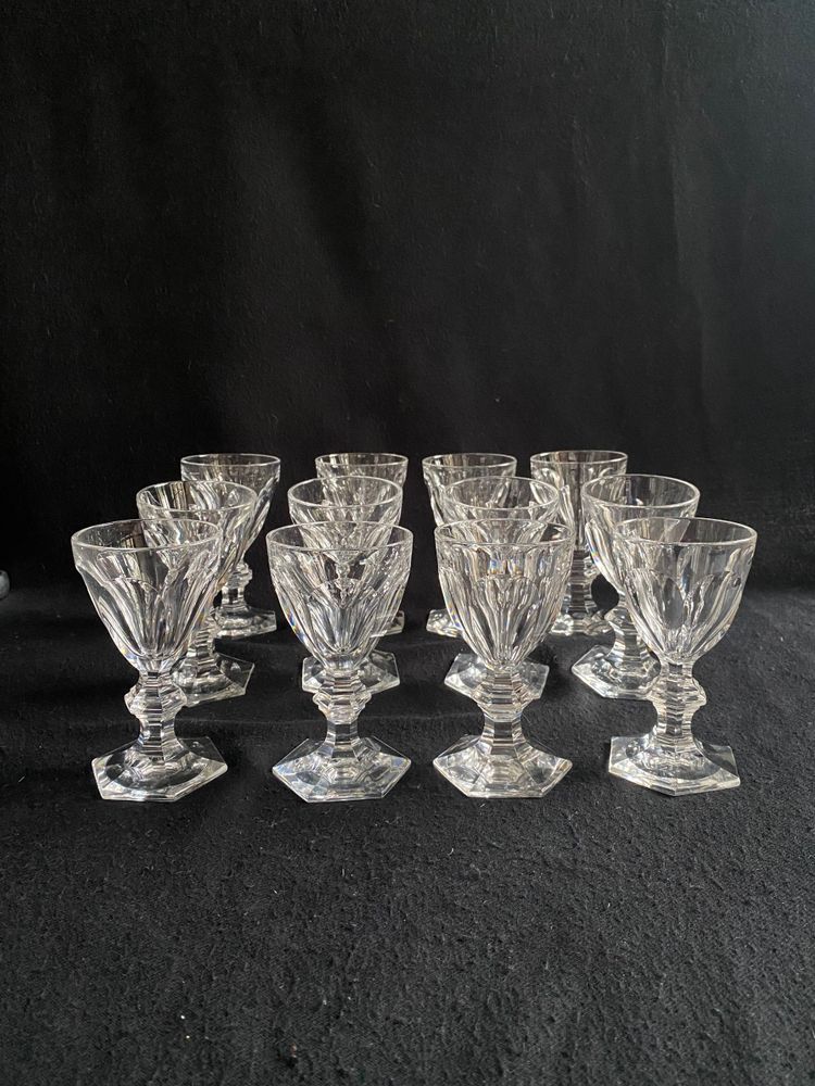 Baccarat set di 45 bicchieri in cristallo Harcourt