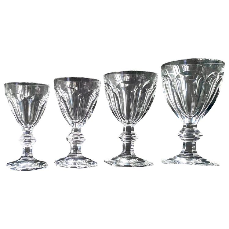 Baccarat set di 45 bicchieri in cristallo Harcourt