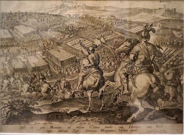 Reiterporträt von Pietro Strozzi, Florentiner Maler 17.-18. Jahrhundert