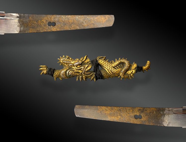 Spada giapponese, Katana con monte Itomaki-no-tachi Giappone epoca Muromachi per la lama.