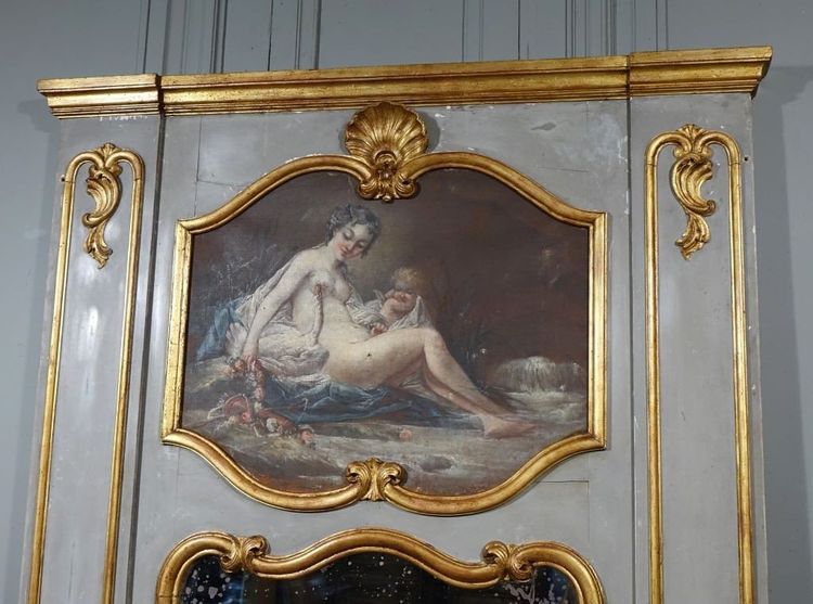 Trumeau Peinture Leda Et Le Cygne
