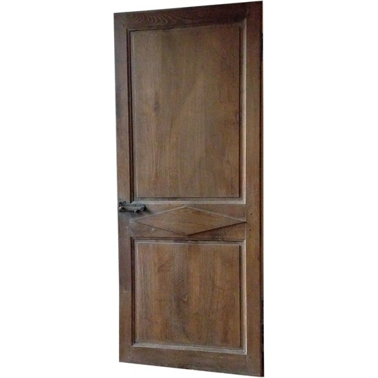 Two Old Doors End XVIIIth Directory In Noble Wood Door Alcove Woodwork